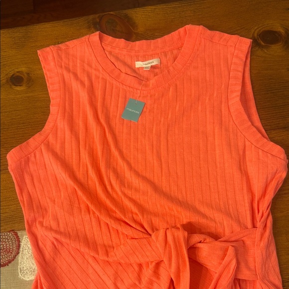 Maurices Vibrant Coral Midi Dress - Picture 5 of 5